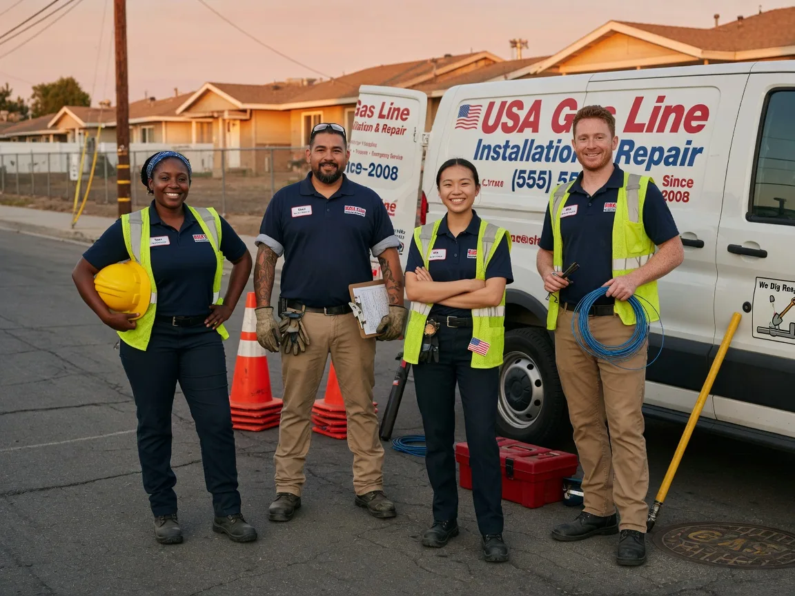 Gas Line Installation company in Grand Mound, IA